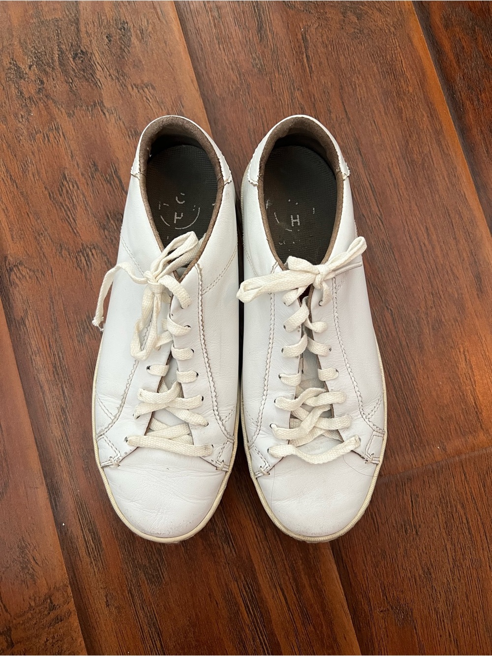 Cole Haan White Leather Women's Low-Top Sneakers